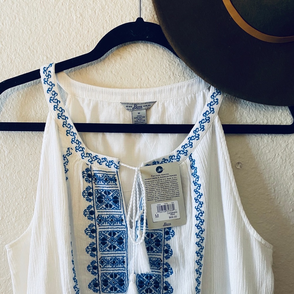White Boho Summer Dress